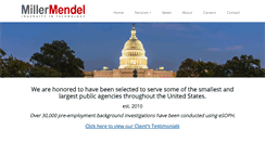 Desktop Screenshot of millermendel.com